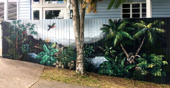 Australian Nature Mural 4 - Compass Kids Clinic - Kat's Mural Art