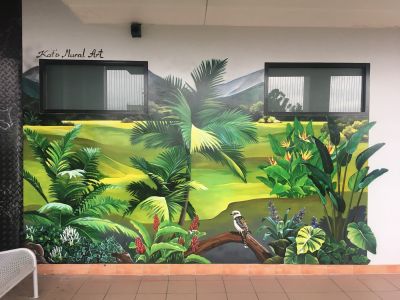Australian nature mural 2 - Royal Brisbane and Women's Hospital