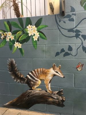 Australian wildlife mural - Numbat