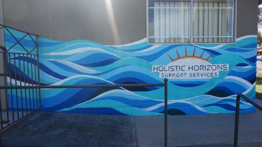 Holistic Horizons 3 Kat's Mural Art