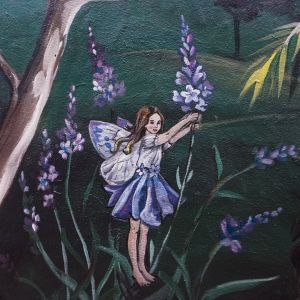 Lavender fairy - Kat's Mural Art