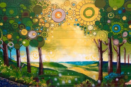 Magical Forest - Jindalee Home - Kat's Mural Art