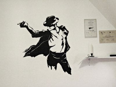Michael Jackson 2 Kat's Mural Art