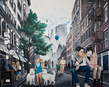 New York street mural