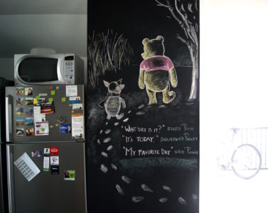 Pooh and Piglet by mural artist Kat Smirnoff
