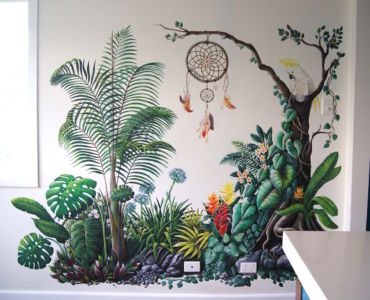 Tropical Dream mural_Kat Smirnoff_Kat's Mural Art